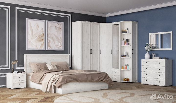 Тумба прикроватная крафт белый София ст-20