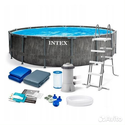 Каркасный бассейн 457х122 см все в комплекте новый
