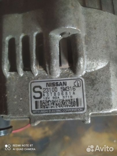 Генератор nissan