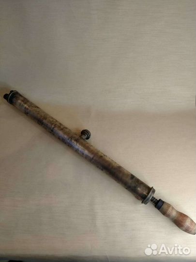 Старинный латуневый насос-опрыскиватель