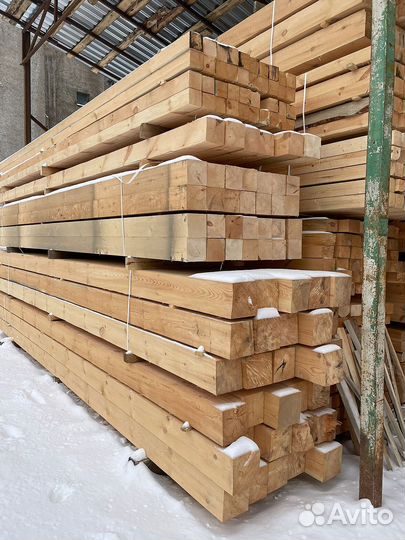 Доска обрезная 40х200х6000мм от производителя