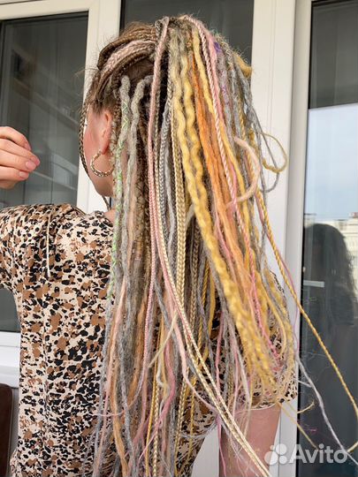 Косички, дреды афрокосы