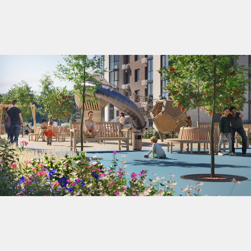 2-к. квартира, 68,3 м², 4/5 эт.