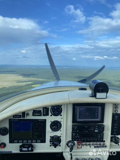 Урок пилотирования, полет на самолете