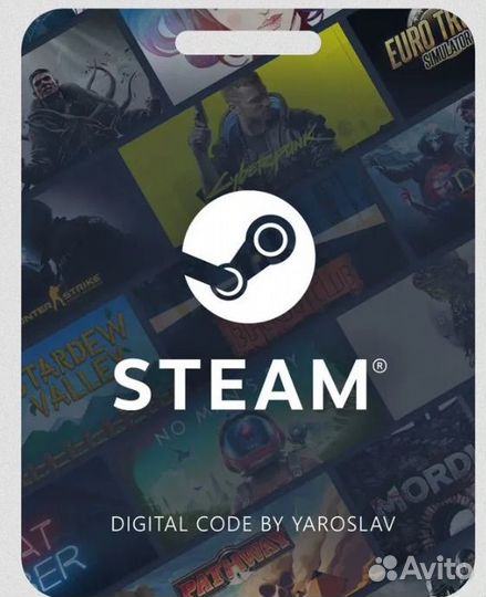 Карты пополнения Steam