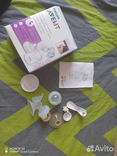 Молокоотсос avent ручной