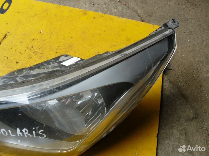 Фара левая для hyundai solaris 2015г