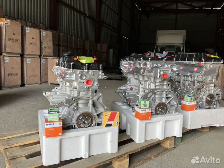 Двигатель новый (мотор) на Hyundai Solaris 1.6