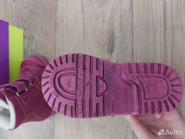 Ботинки демисезонные для девочки,22 размер