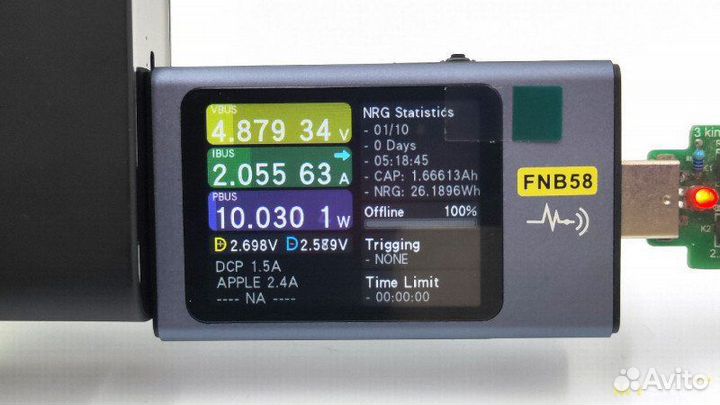 Usb тестер Fnirsi FNB58