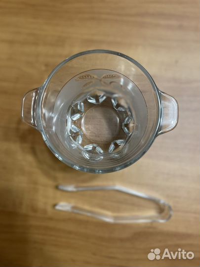 Ведерко для льда со щипчиками