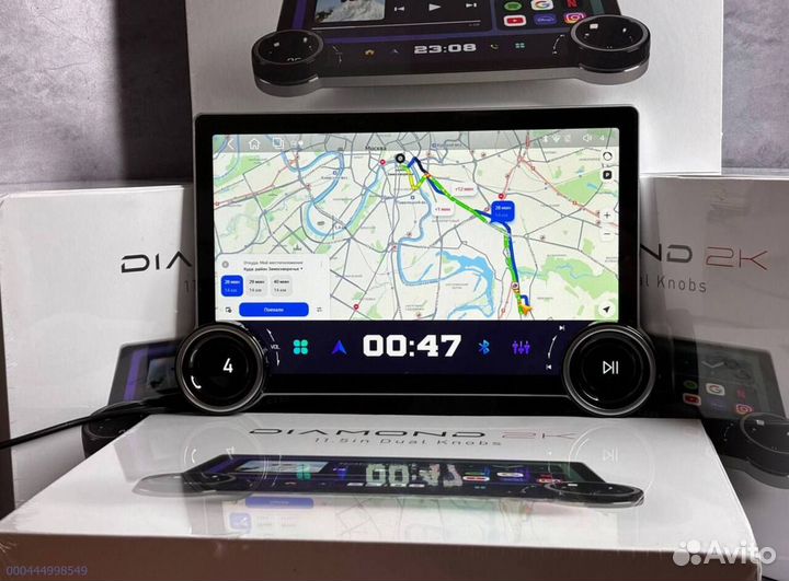 Магнитола андроид 2din 6128 Diamond 2К Dsp (Арт.62243)