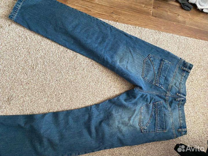 Мото джинсы мужские