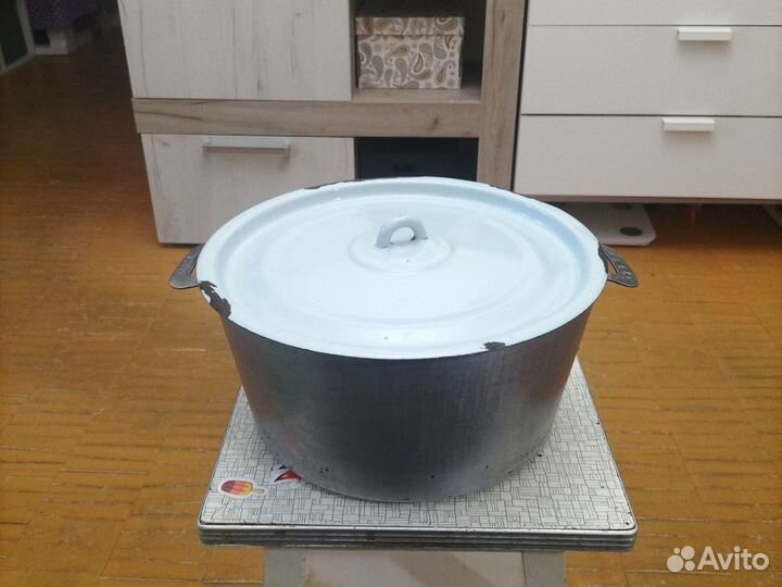 Казан алюминиевый бу
