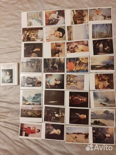 Открытки СССР живопись изобразительное искусство