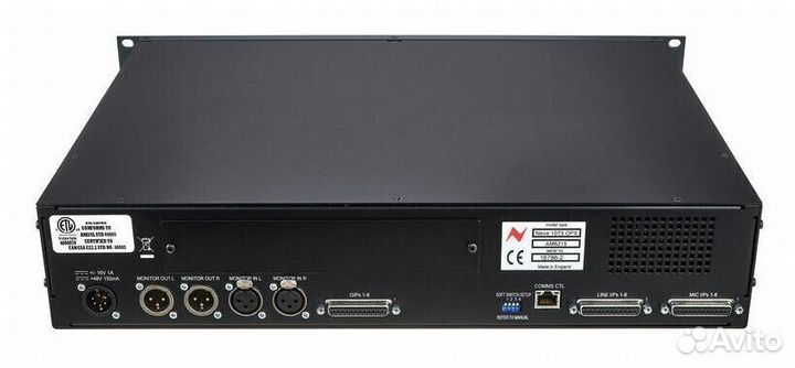 AMS Neve 1073OPX Octal Mic Preamp unit with remote