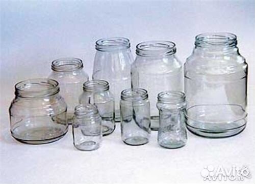 Банки стеклянные 3 - 0,5 л с крышкой