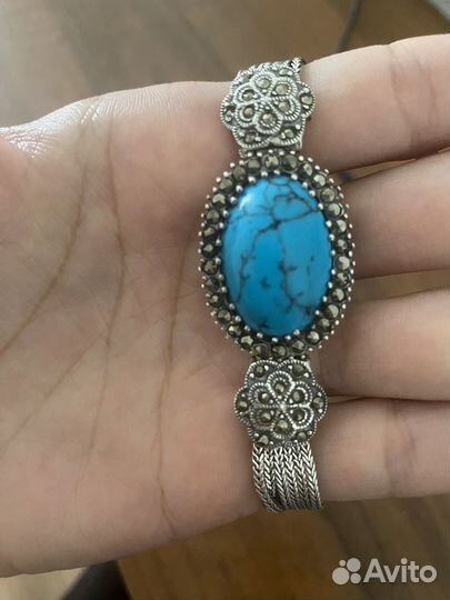Серебряный браслет кубачи