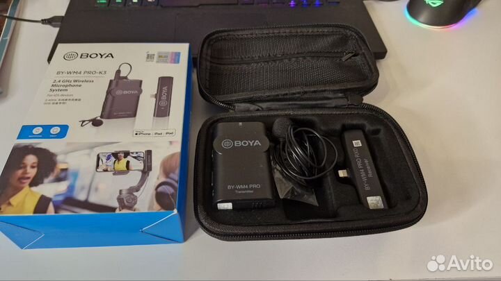 Boya BY-WM4 prok3 беспроводной микрофон для iPhone