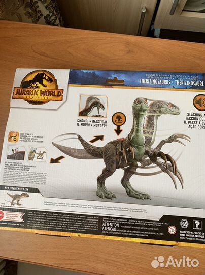 Динозавр Теризинозавр Jurassic World