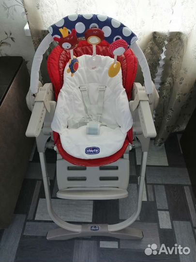 Стульчик для кормления chicco polly magic 0+