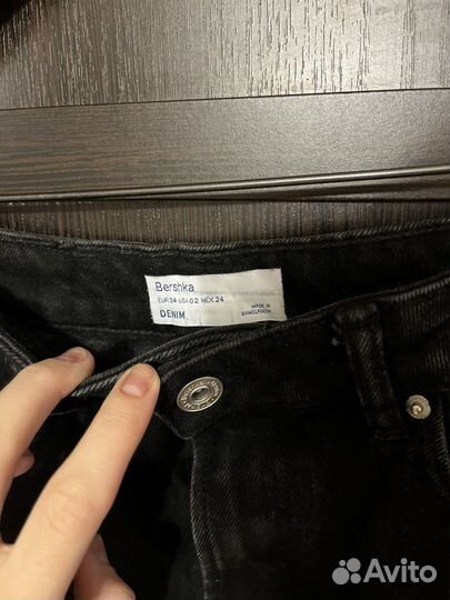 Джинсовая юбка bershka