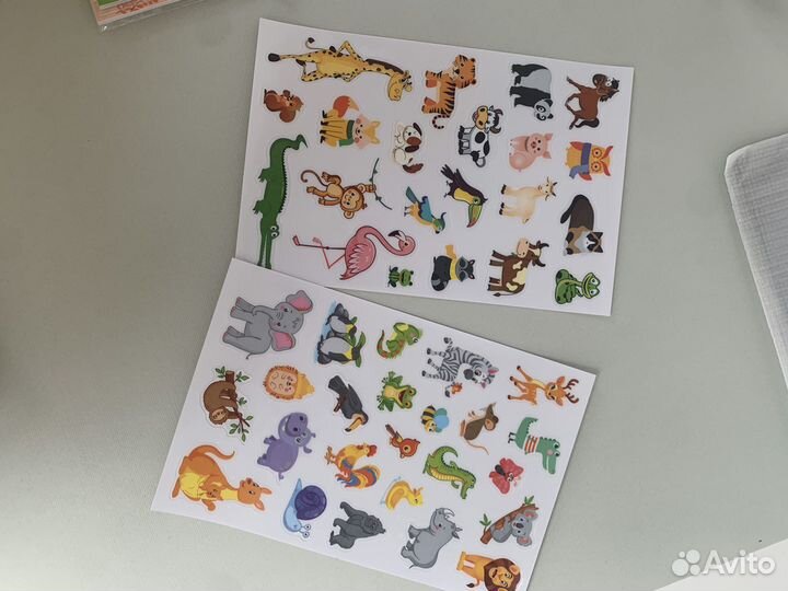 Многоразовые наклейки для малышей