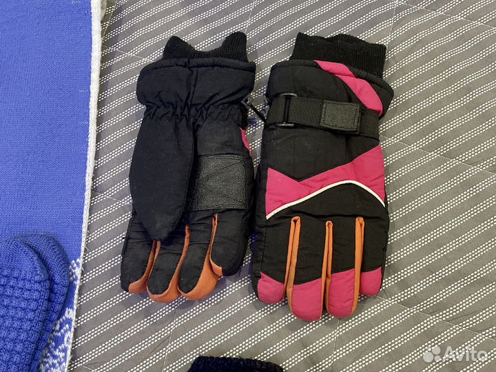 Шарф объемный варежки перчатки пакетом