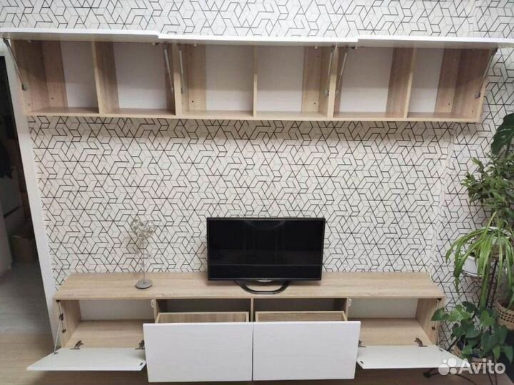 Гостиная IKEA стиль глянец