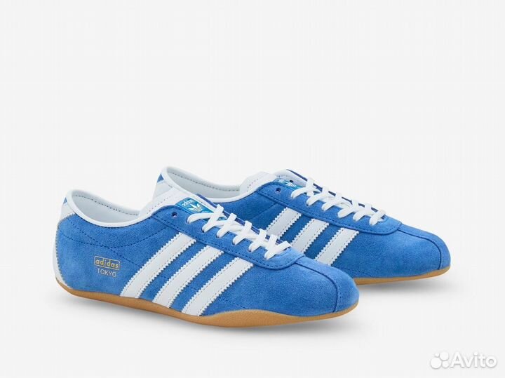 Кроссовки Adidas Tokyo Blue голубые