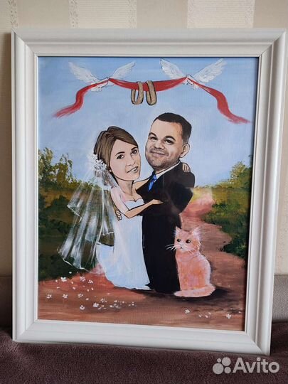 Шарж акрилом