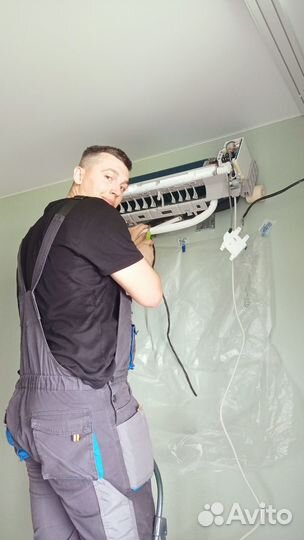 Установка сплит-системы / Монтаж кондиционеров