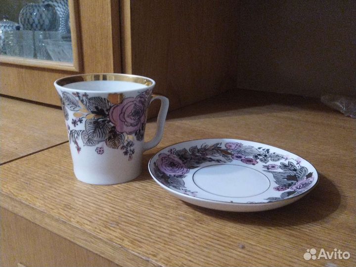 Чашка с блюдцем лфз