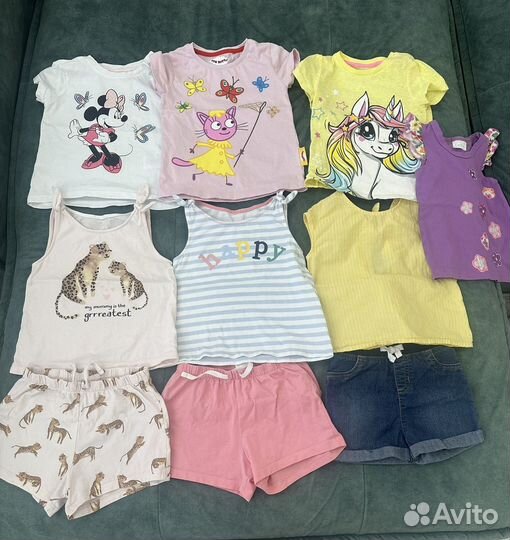 Одежда для девочки 98-104 размер hm лето