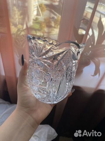 Хрустальная ваза
