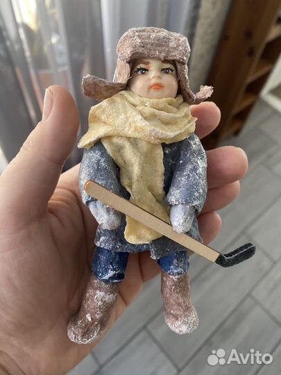 Елочные игрушки из ваты