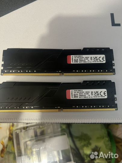 Оперативная память ddr4 16gb kingston fury 3200