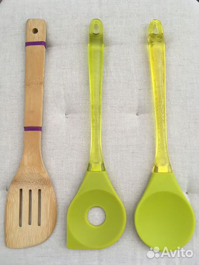 Новая деревянная лопатка ложка кулинарная