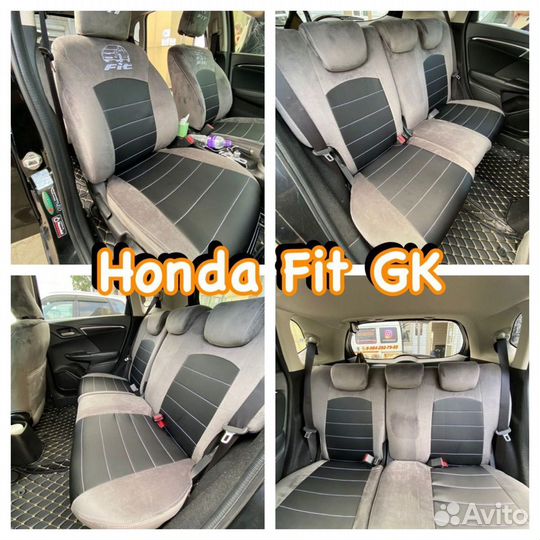 Авточехлы на Honda Fit GK3