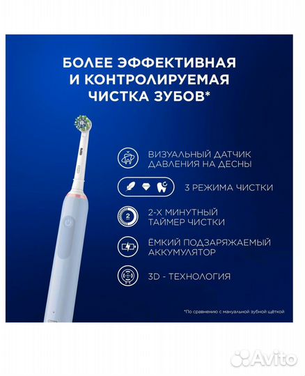 Электрическая зубная щетка Oral-B Pro 3