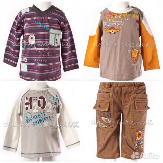 Одежда Deux par Deux для мальчика, 1-2 год