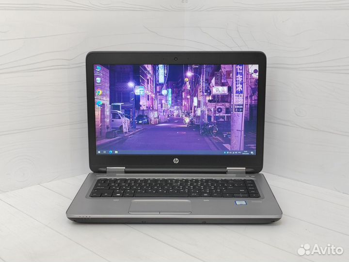 Тонкий мощный ноутбук Hp ProBook i5-6200U SSD 14
