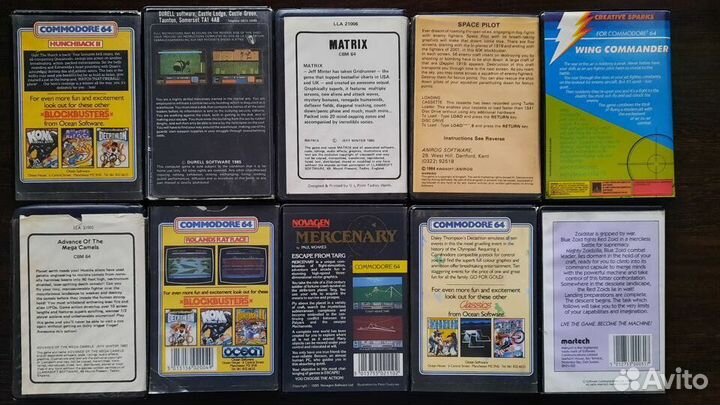 Игры для винтажного компьютера Commodore 64