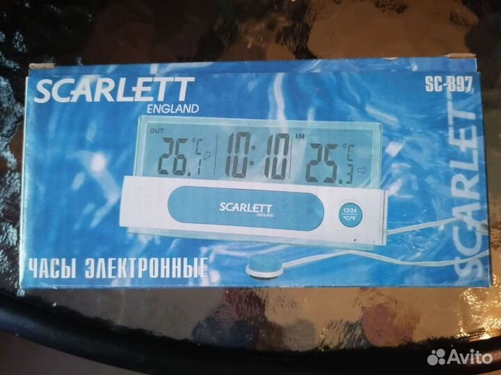 Часы, часы термометр