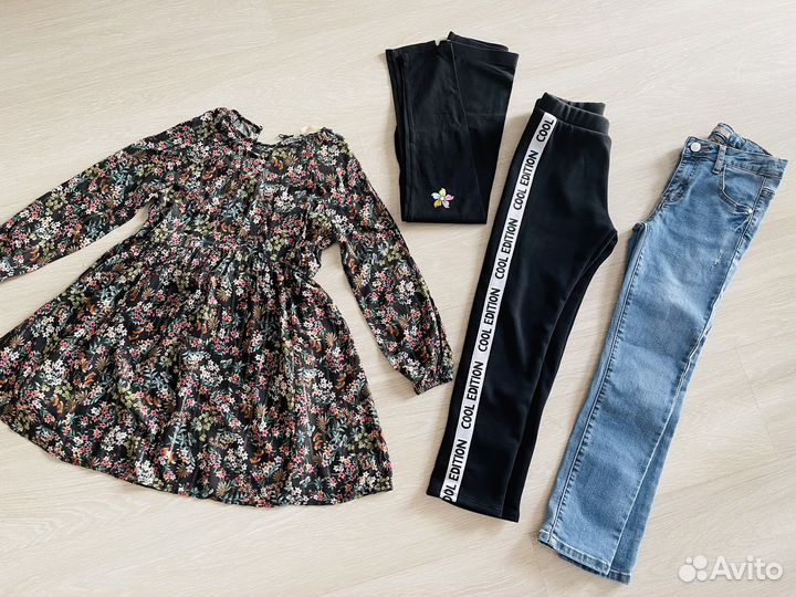 Вещи пакетом на девочку рост 134