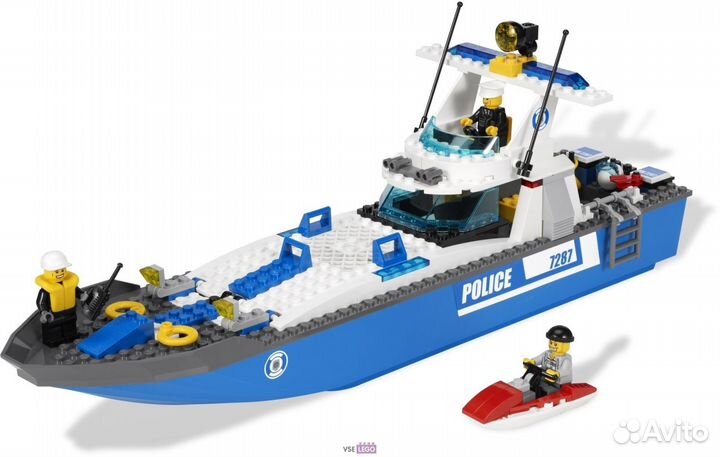 Lego City 7287 Police Boat (172pcs)