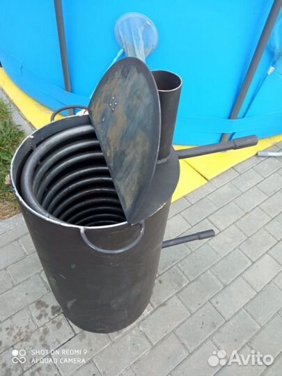 Водонагреватель бассейна печь змеевик дровяная