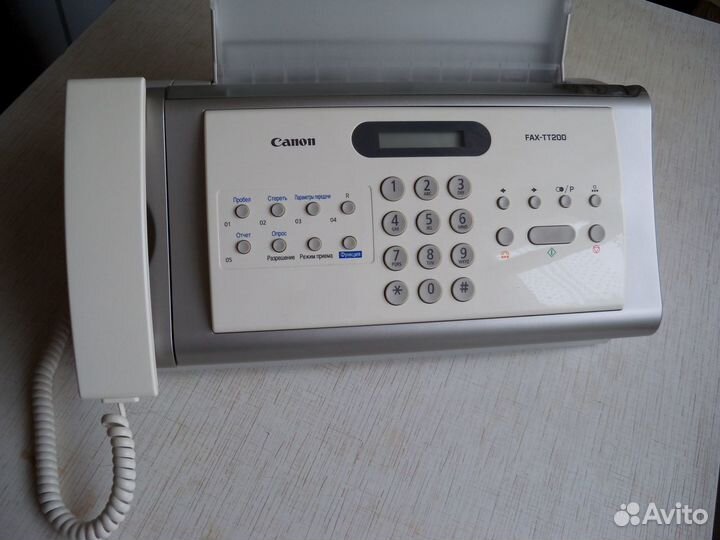 Телефон-факс canon TT-200 в отличном состоянии