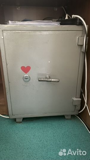 Сейф металлический засыпной бу