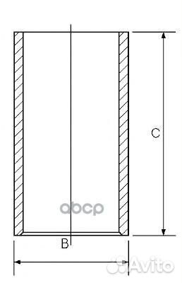 Гильза цилиндра Mi L200 L300 L400 Pajero I